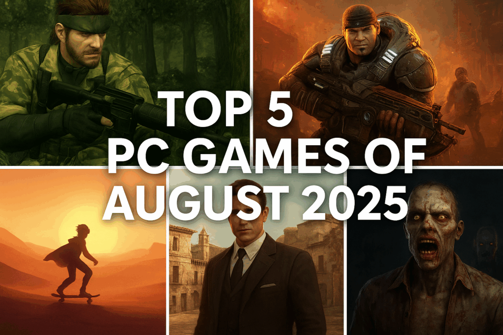 top five games in august